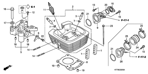 Partes para motos Honda CBF-150-SH7 (MO)