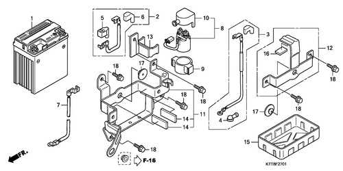  Battery (cbf150sha)