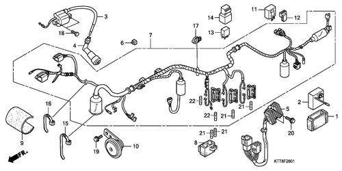  Wire Harness (cbf150sha)