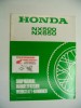 Original Honda Workshop Manual Nx650m Nx500m