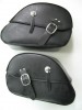 LEATHER SADDLE BAG SET