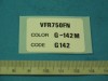 Aufkleber Farbcode (g142)