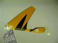 1 Aufkleber (rechts oben Verkleidung)