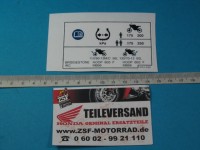 Aufkleber Reifen - Informationen