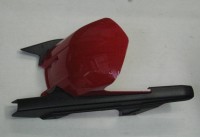 HUGGER HYPER RED, Hinterradabdeckung