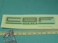 1 Aufkleber (Verkleidung hinten)