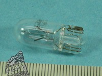 Birne,Glühlampe,Beleuchtung,Lampe,Glassockelbirne, Keilbasis (T10) (12V 3.4W)