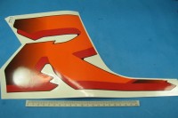 Aufkleber A für Verkleidung links mitte